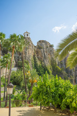 Fototapeta na wymiar Guadalest, one of the most popular tourist destinations in Spain