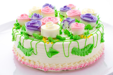 Flower cakes