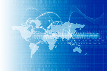 Obraz premium global business network ..