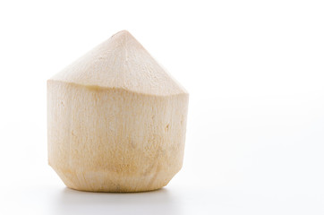 Coconut isolated on white