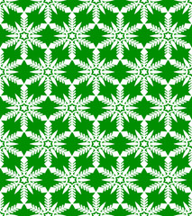 Seamless snowflakes pattern