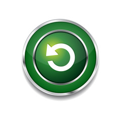 Reset Circular Vector Green Web Icon Button