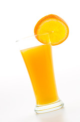 Orange juice glass