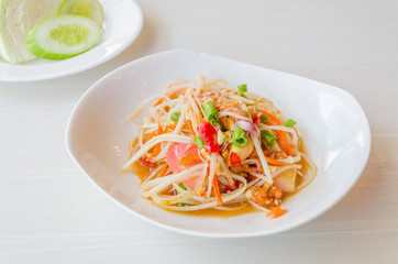 green papaya salad