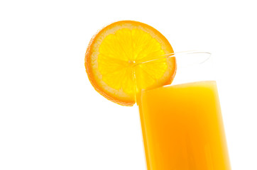 Orange juice glass