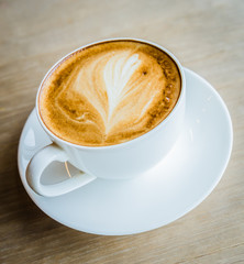 Latte coffee