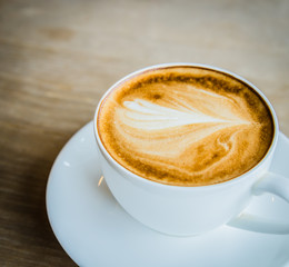 Latte coffee