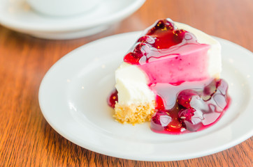 Blueberry cheesecake