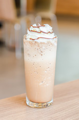 Mocha coffee frappe