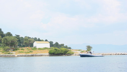 Fototapeta na wymiar In Paxi island