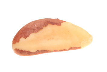 Peeled chestnut closeup.