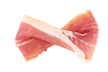 Delicious prosciutto as ribbon.