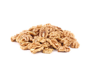 Heap of walnut kernels.