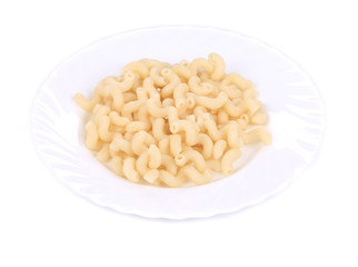 Tasty boiled italian pasta.