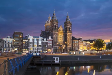 Fototapeten Church of Saint Nicholas in Amsterdam © bbsferrari