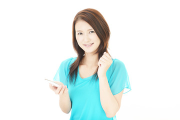 Fototapeta premium 笑顔の女性