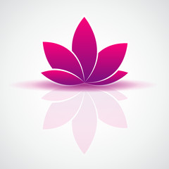 yoga pinke blume