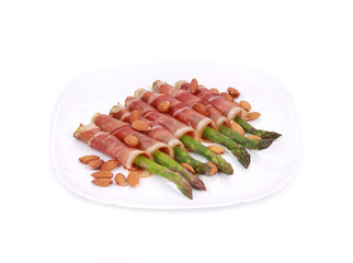 Fresh asparagus salad.