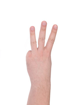 Three fingers.