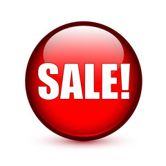 SALE on red button