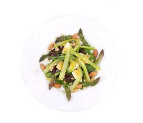 Fresh asparagus salad.