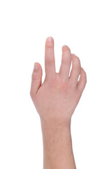 Obraz premium Empty businessman hand.