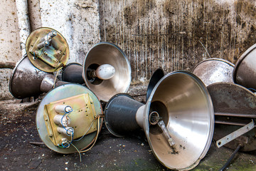 DDR Industrie Deckenlampen