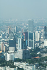 Top view city