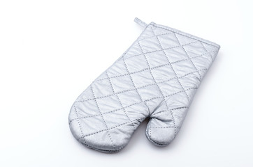 Oven glove isolated white background