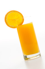 Orange juice glass