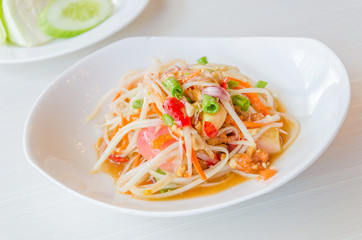 green papaya salad