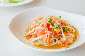 green papaya salad