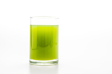 Kiwi juice glass