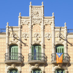 Fototapeta premium barcelona balconies