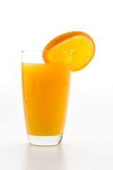 Orange juice glass