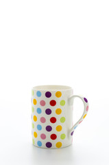 Mug isolated white background