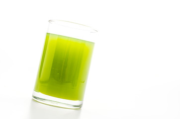 Kiwi juice glass