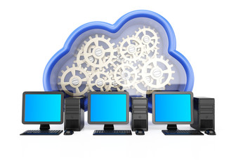 Cloud computing concept