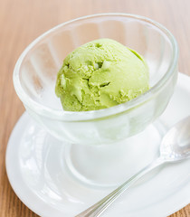 Ice cream green tea