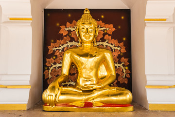 Buddha gold statue.