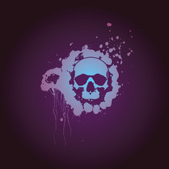 skull paint