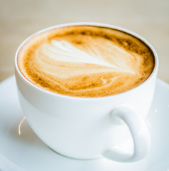 Latte coffee