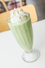 Green tea frappe