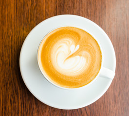 Latte coffee
