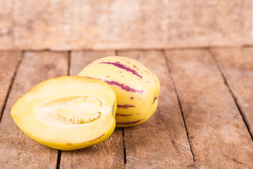 pepino melon fruit