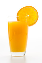 Orange juice glass