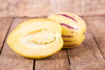 pepino melon fruit