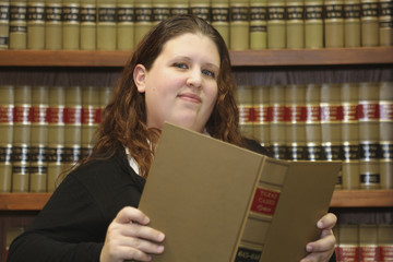 Law Book Study, Female Lawyer