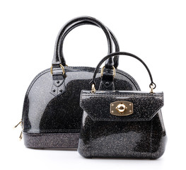 Handbag isolated white background