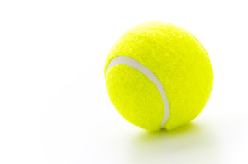 Tennis balls isolated on white